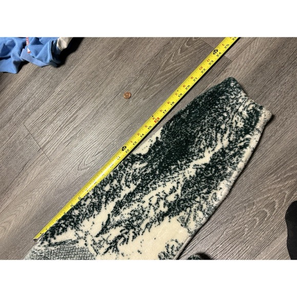 VINTAGE Mazmania Fleece Jacket Mens XL Gray Horses Alps Western 90s - Picture 5 of 5